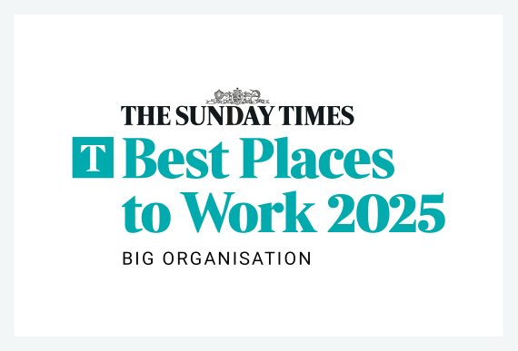 The Sunday Times Best Places to Work 2025 Big Organisation.