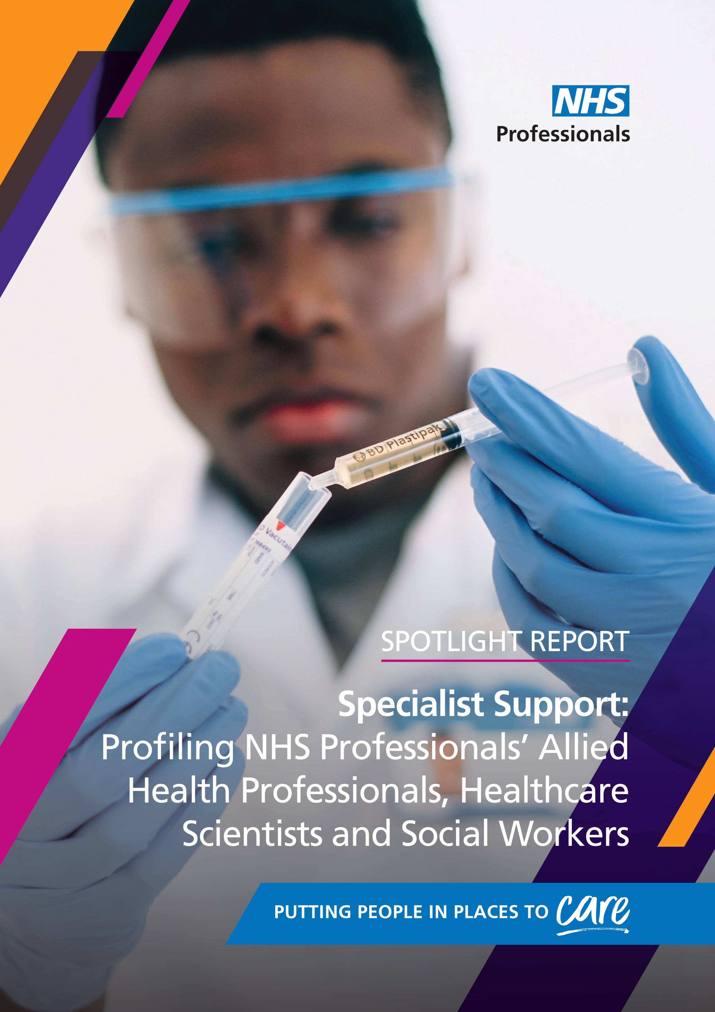 Specialist Support Profiling NHS Professionals: Allied Health Professional, Healthcare Scientist and Social Worker
