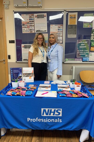 Naima & Ellie photo on NHS 77th Birthday 2025
